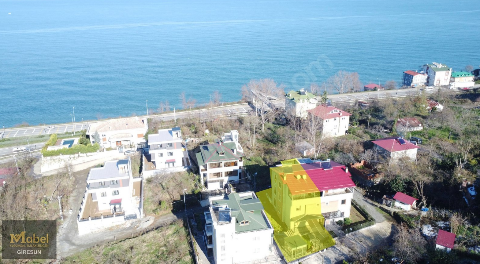 BURUNCU SATILIK 3 KATLI DENİZ MANZARALI VİLLA